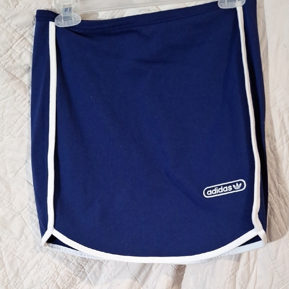 Adidas Blue Skirt with White Trim - Picture 3 of 6